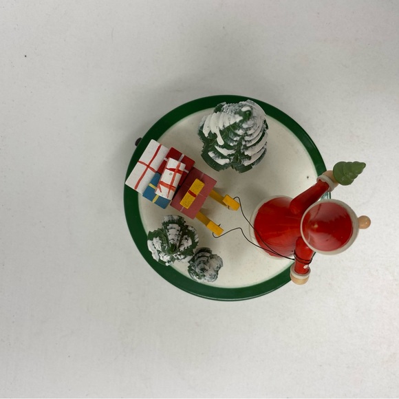 Vintage Mapsa Swiss Music Movement Christmas Music Box Decor Silent Night German - Picture 8 of 10